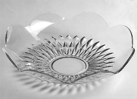 Diamond (Stem 5375, Blown) 11" Shallow Salad Bowl