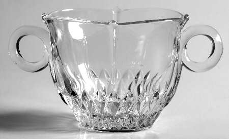 Diamond (Stem 5375, Blown) Individual Open Sugar