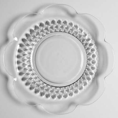 Diamond (Stem 75, Pressed) Luncheon Plate