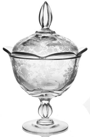 First Love Footed Candy Dish & Lid