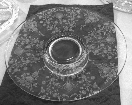 First Love Footed Cake Plate