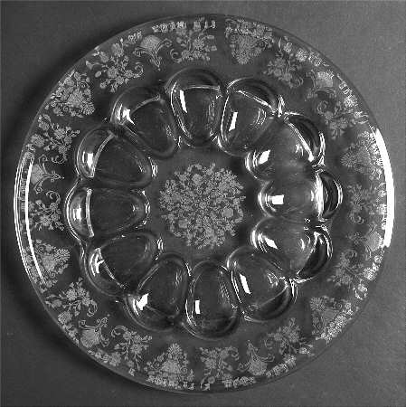 First Love 12" 12 Egg, Round Egg & Relish Tray