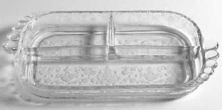 First Love 11" Oblong 3 Part Celery/Relish