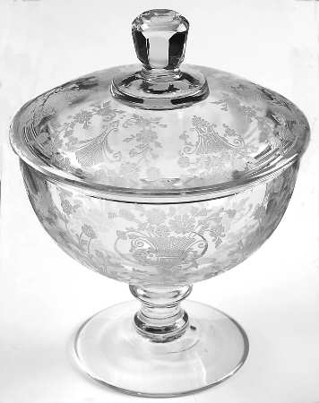 First Love Footed Candy Dish & Lid
