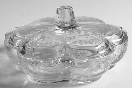 First Love 3-Part Candy Dish with Lid