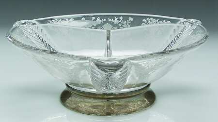 First Love 8" Round 3 Part Relish with Sterling Base