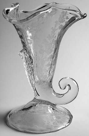 First Love Crimped Cornucopia Vase