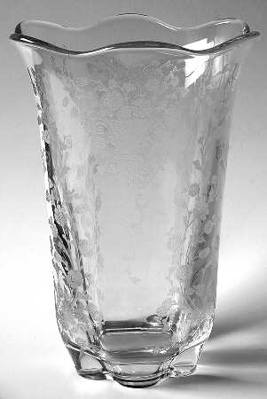 First Love 8" Footed Flared Vase