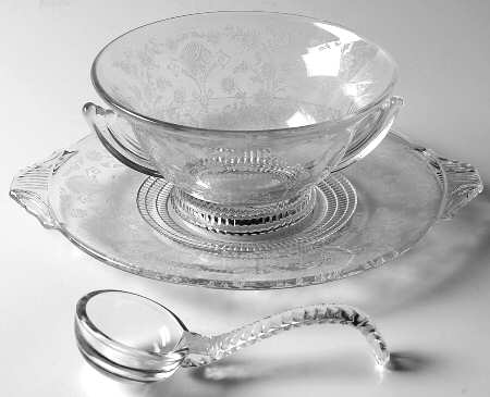 First Love Mayo Bowl & Underplate & Ladle