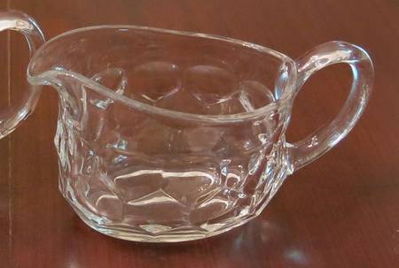 Georgian Clear Creamer