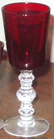 Granada Ruby Bowl Wine Glass