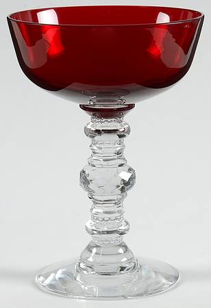 Granada Ruby Bowl Champagne/Tall Sherbet