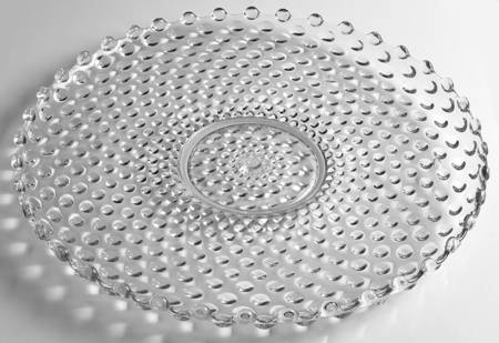 Hobnail Clear (Pressed) 12" Torte Plate