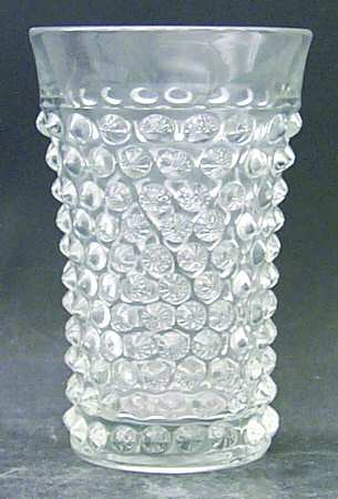 Hobnail Clear (Pressed) 10 Oz Flat Tumbler