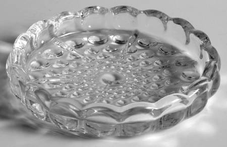Hobnail Clear (Pressed) Coaster