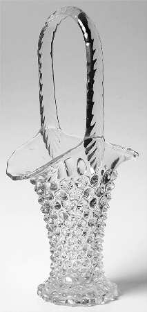 Hobnail Clear (Pressed) Basket