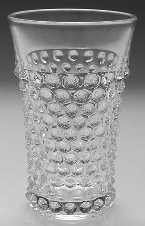 Hobnail Clear (Pressed) Flat Iced Tea