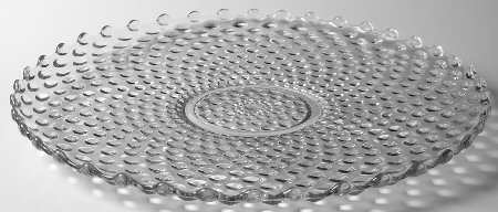 Hobnail Clear (Pressed) Punch Plate