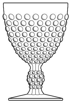 Hobnail Clear (Pressed)
