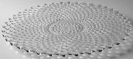 Hobnail Clear (Pressed) 16" Torte Plate
