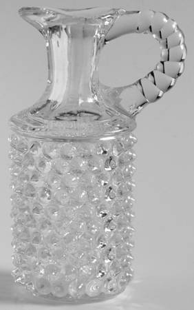 Hobnail Clear (Pressed) Cruet No Stopper