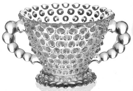 Hobnail Clear (Pressed) Mini Open Sugar