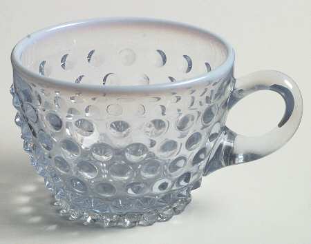 Hobnail Blue (Opalescent) Punch Cup