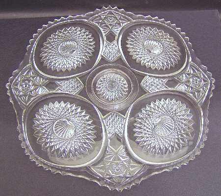 Homestead Clear 21" Torte Plate