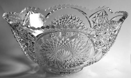 Homestead Clear Punch Bowl