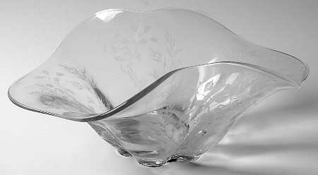 Indian Tree 11" Crimped Bowl