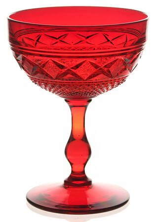 Kimberly Ruby (Stem 22, All Red) Champagne/Tall Sherbet
