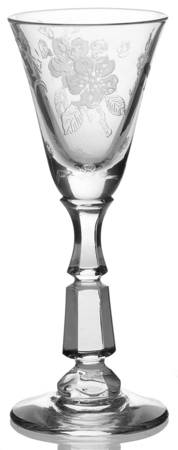 Language of Flowers Cordial Glass