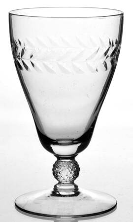 Laurel Wreath 8 Oz Footed Tumbler