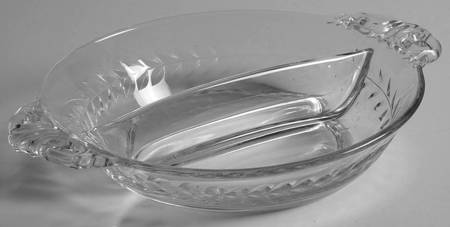 Laurel Wreath 7" Oval 2 Part Relish