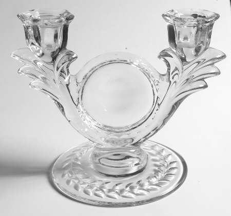 Laurel Wreath Double Light Candlestick