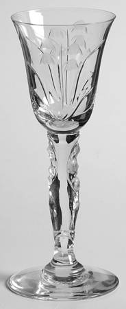 Lily of The Valley (Cut) Cordial Glass