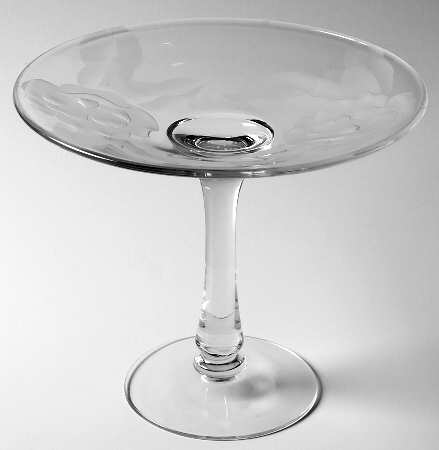 Magnolia Round Compote (Height X Width)