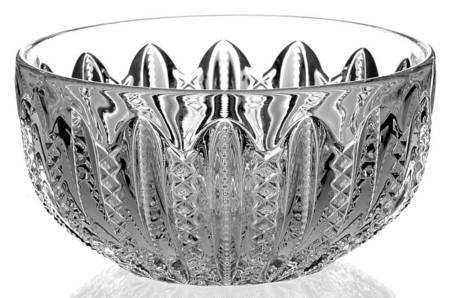 Mardi Gras Clear (Pressed) Finger Bowl