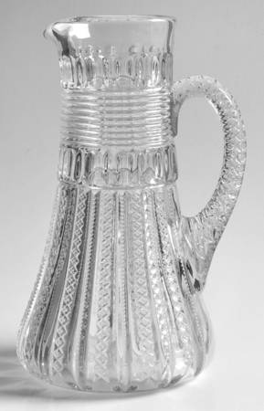 Mardi Gras Clear (Pressed) 32 Oz Pitcher
