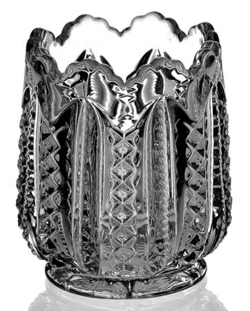 Mardi Gras Clear (Pressed) Toothpick Holder