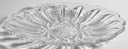 Mardi Gras Clear (Pressed) 8" Salad Plate