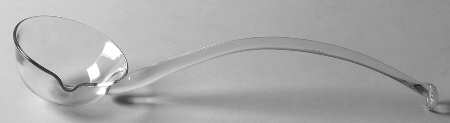 Mardi Gras Clear (Pressed) Punch Ladle