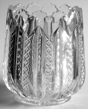 Mardi Gras Clear (Pressed) Open Spooner