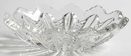 Mardi Gras Clear (Pressed) Butter Pat