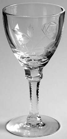 Margaret Rose Wine Glass