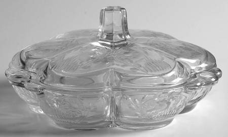 Maytime Divided Candy Dish with Lid