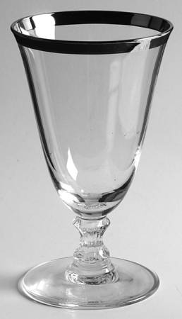 Platinum Band Juice Glass