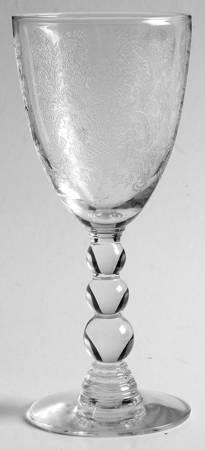 Royal Lace Clear Wine Glass