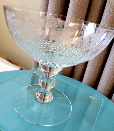 Royal Lace Clear (Etched) Low Sherbet