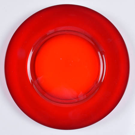 Ruby Red Luncheon Plate
